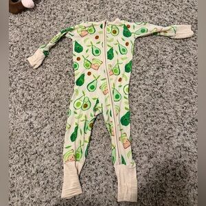 Little Sleepies Avocado Toast 6-12 footies
